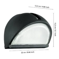 EGLO Onja Wandlamp - E27 - 22 Cm - Zwart 8 EGLO Onja Wandlamp - E27 - 22 Cm - Zwart -Eglo 010bfc3708374bc2b1ba0ede22ac9624