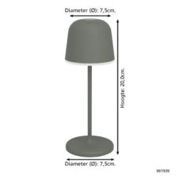 EGLO Mannera-S Tafellamp/Priklamp - USB-C - H 20 Cm - Groen 11 EGLO Mannera-S Tafellamp/Priklamp - USB-C - H 20 Cm - Groen -Eglo 06c149cce8e848e493bdc4e17e41f72f