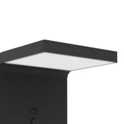 EGLO Spiante Solar Wandlamp - LED - 14 Cm - Zwart/Wit -Eglo 0717dd40b6a34488842299dca1c4ee7e