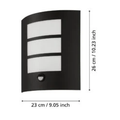 EGLO City Wandlamp - E27 - 23.5 Cm - Zwart -Eglo 0a2a77450110423ebda4c8f01bd27ab2