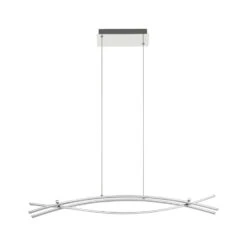 EGLO Nevado Hanglamp - LED - 90 cm - Chroom/Wit