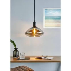 EGLO Torrontes Hanglamp - E27 - Ø 34,5 cm - Nikkel/Zwart 7 EGLO Torrontes Hanglamp - E27 - Ø 34,5 cm - Nikkel/Zwart -Eglo 1000065267 0104