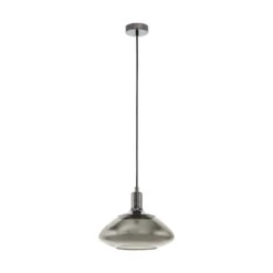 EGLO Torrontes Hanglamp - E27 - Ø 34,5 cm - Nikkel/Zwart