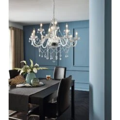 EGLO Basilano 1 Hanglamp - E14 - Ø 100 cm - Chroom -Eglo 1000065277 0104