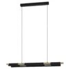 EGLO Ermua Hanglamp - LED - 100 cm - Zwart/Bruin/Wit - Dimbaar