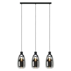 EGLO Chelvey Hanglamp - E27 - 89,5 cm - Zwart