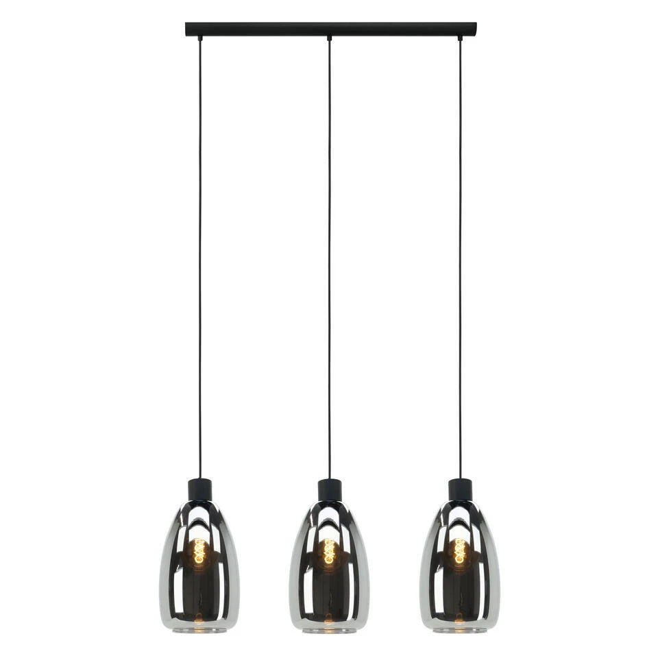 EGLO Chelvey Hanglamp - E27 - 89,5 cm - Zwart 1 EGLO Chelvey Hanglamp - E27 - 89,5 cm - Zwart