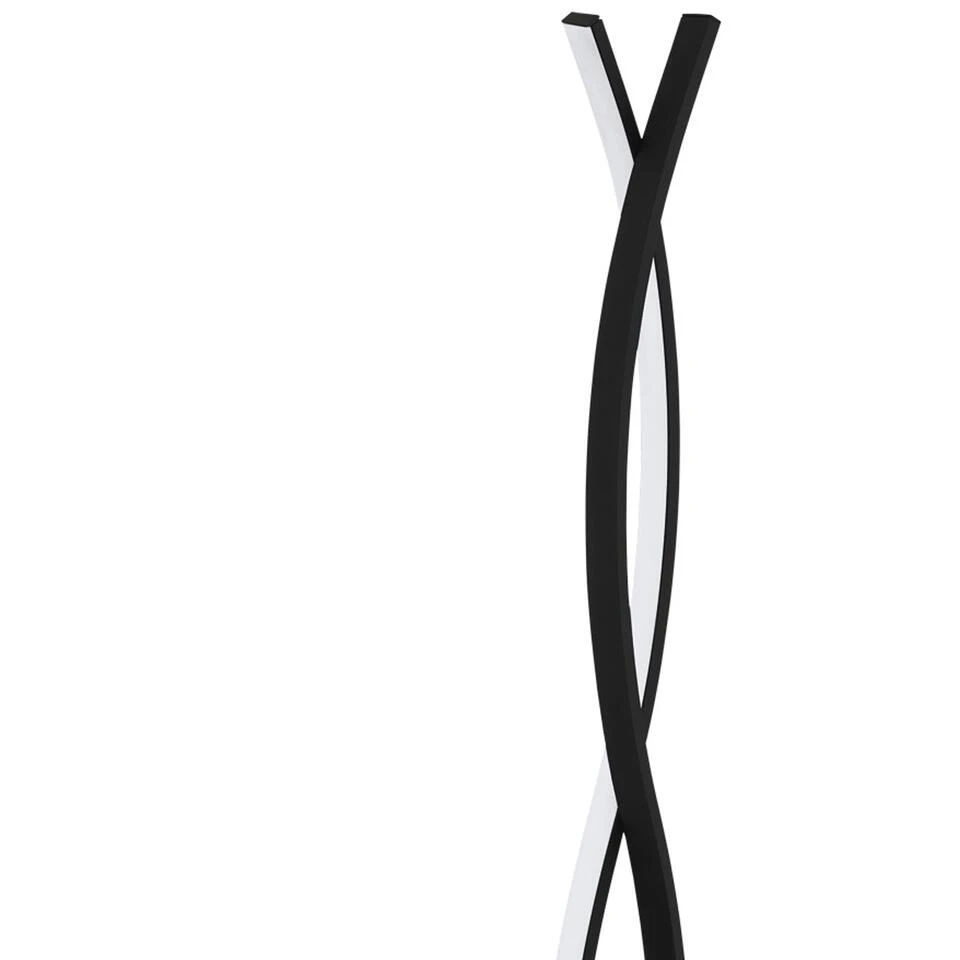 EGLO Lasana 3 Vloerlamp - LED - 142 cm - Zwart/Wit 2 EGLO Lasana 3 Vloerlamp - LED - 142 cm - Zwart/Wit - Afbeelding 2