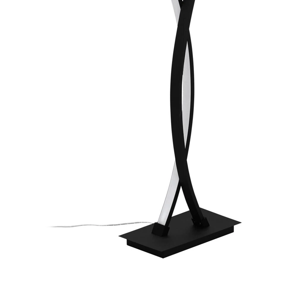 EGLO Lasana 3 Vloerlamp - LED - 142 cm - Zwart/Wit 3 EGLO Lasana 3 Vloerlamp - LED - 142 cm - Zwart/Wit - Afbeelding 3