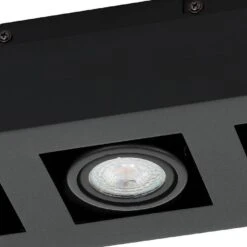 EGLO Mendoza Opbouwlamp - GU10 - 36 cm - Zwart 6 EGLO Mendoza Opbouwlamp - GU10 - 36 cm - Zwart -Eglo 1000065419 0102