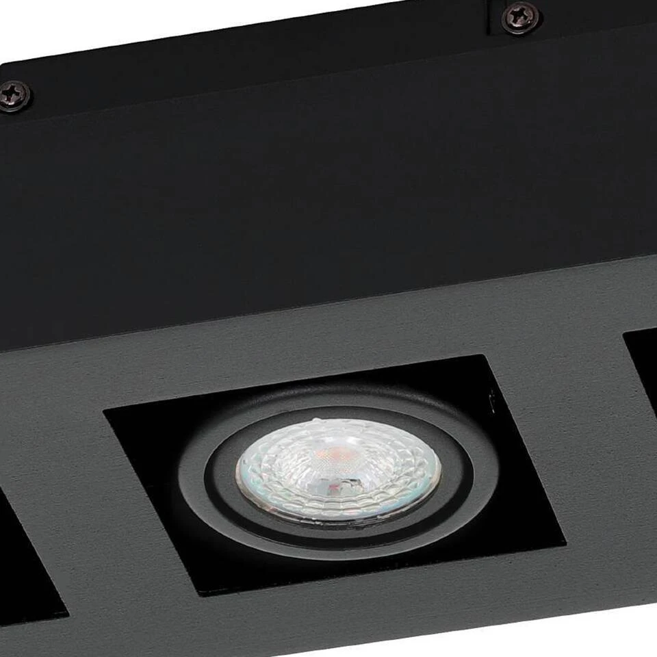 EGLO Mendoza Opbouwlamp - GU10 - 36 cm - Zwart 3 EGLO Mendoza Opbouwlamp - GU10 - 36 cm - Zwart - Afbeelding 3