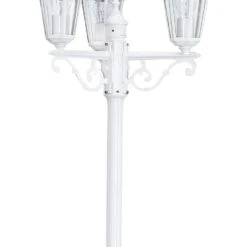 EGLO Laterna 5 - Buitenverlichting - Tuinpaal - 3 Lichts - Wit 6 EGLO Laterna 5 - Buitenverlichting - Tuinpaal - 3 Lichts - Wit -Eglo 1000067413 0102
