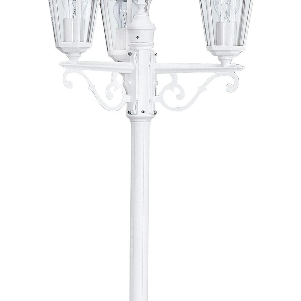 EGLO Laterna 5 - Buitenverlichting - Tuinpaal - 3 Lichts - Wit 3 EGLO Laterna 5 - Buitenverlichting - Tuinpaal - 3 Lichts - Wit - Afbeelding 3