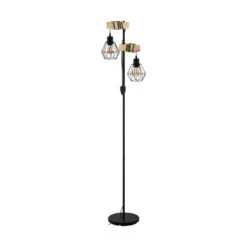 EGLO Townshend 5 Vloerlamp - E27 - 166,5 Cm - Zwart, Bruin