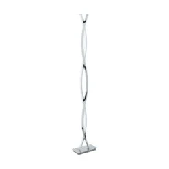 EGLO Lasana 2 Vloerlamp - LED - 142 Cm - Grijs/Wit
