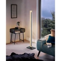 EGLO Camacho Vloerlamp - LED - 126 cm - Zwart/Bruin - Dimbaar 7 EGLO Camacho Vloerlamp - LED - 126 cm - Zwart/Bruin - Dimbaar -Eglo 1000067459 0104