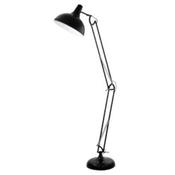 EGLO Borgillio Vloerlamp - E27 - 190 Cm - Zwart