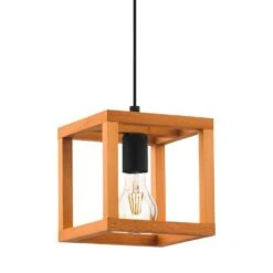 EGLO Blackcrown 1 Hanglamp - E27 - 20 Cm - Zwart/Bruin 6 EGLO Blackcrown 1 Hanglamp - E27 - 20 Cm - Zwart/Bruin -Eglo 1000069680 0101