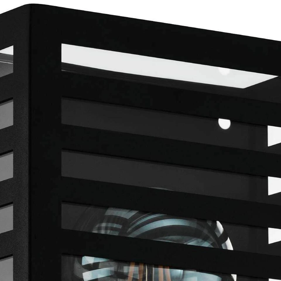 EGLO Alamonte 3 Wandlamp Buiten - E27 - 26 cm - Zwart 2 EGLO Alamonte 3 Wandlamp Buiten - E27 - 26 cm - Zwart - Afbeelding 2