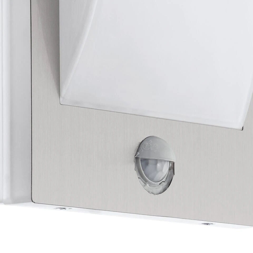 EGLO Verres Wandlamp Voor buiten - E27 - IP44 - RVS/Wit 2 EGLO Verres Wandlamp Voor buiten - E27 - IP44 - RVS/Wit - Afbeelding 2