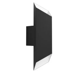 EGLO Spiazzina Wandlamp Buiten - LED - 35,5 cm - Zwart/Wit