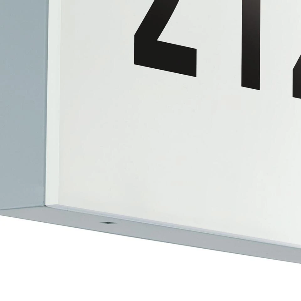 EGLO Lunano Wandlamp Voor buiten - SMD LED Module - IP44 - Zilver 3 EGLO Lunano Wandlamp Voor buiten - SMD LED Module - IP44 - Zilver - Afbeelding 3