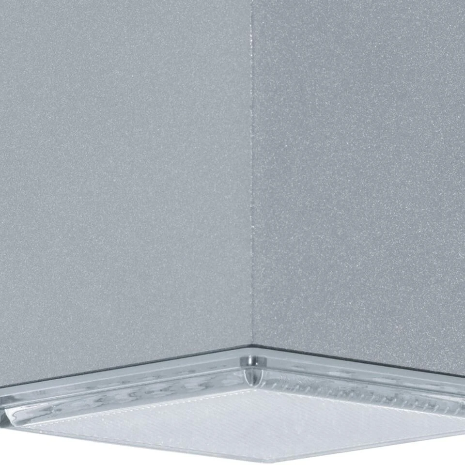 EGLO Tabo - Buitenverlichting - Wandlamp - 2 Lichts - LED - Zilver 2 EGLO Tabo - Buitenverlichting - Wandlamp - 2 Lichts - LED - Zilver - Afbeelding 2