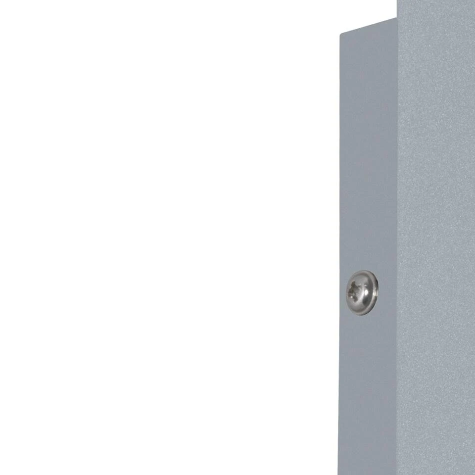 EGLO Tabo - Buitenverlichting - Wandlamp - 2 Lichts - LED - Zilver 3 EGLO Tabo - Buitenverlichting - Wandlamp - 2 Lichts - LED - Zilver - Afbeelding 3