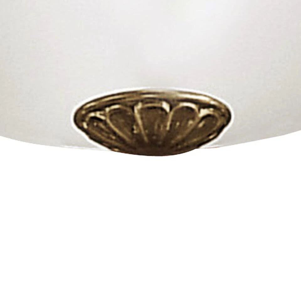 EGLO Imperial - Plafondlamp - 2 Lichts - Ø310mm. - Brons - Wit 3 EGLO Imperial - Plafondlamp - 2 Lichts - Ø310mm. - Brons - Wit - Afbeelding 3