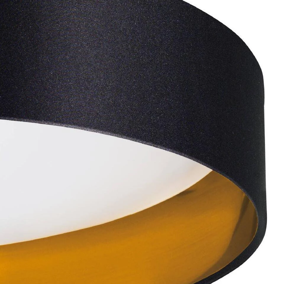 EGLO Maserlo 2 Plafondlamp - LED - Ø 38 cm - Wit/Zwart/Goud 2 EGLO Maserlo 2 Plafondlamp - LED - Ø 38 cm - Wit/Zwart/Goud - Afbeelding 2