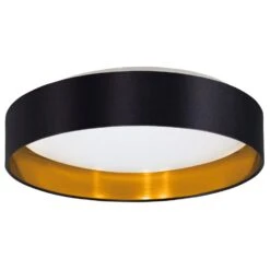 EGLO Maserlo 2 Plafondlamp - LED - Ø 38 cm - Wit/Zwart/Goud