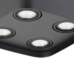 EGLO Arenzano Plafondlamp - GU10 - 24 Cm - Zwart -Eglo 1000070615 0102