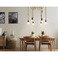 EGLO Rampside Vintage Hanglamp - E27 - 6 lichts -Eglo 1000070639 0104