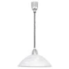 EGLO Lord 2 - Hanglamp - 1 Lichts - Ø360mm. - Zilver, Nikkel-Mat - Wit