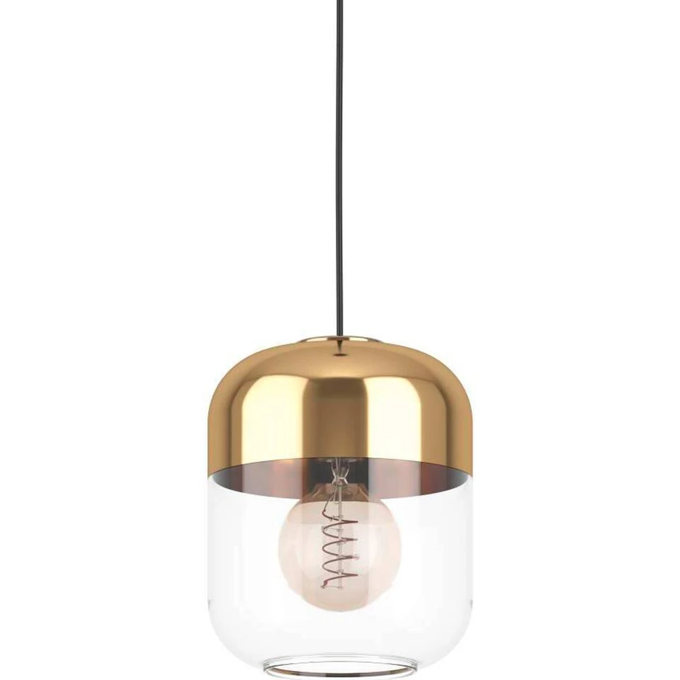 EGLO Maryvilla Hanglamp - E27 - Ø 17 cm - Goud/Zwart 3 EGLO Maryvilla Hanglamp - E27 - Ø 17 cm - Goud/Zwart - Afbeelding 3