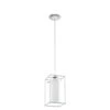 EGLO Loncino 1 - Hanglamp - 1 Lichts - Chroom - Helder, Wit