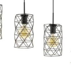 EGLO Estevau - Hanglamp - 4 Lichts - bruin-metaal -Eglo 1000070918 0102