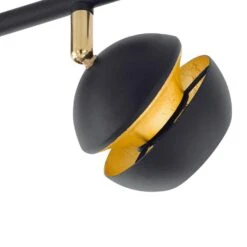 EGLO Nocito - Spot - 2 Lichts - Zwart, Goud -Eglo 1000070971 0102