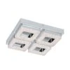 EGLO Fradelo - Wand/Plafondlamp - 4 Lichts - Chroom, Helder
