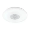 EGLO Capasso 1 - Wand/Plafondlamp - 1 Lichts - Ø340mm. - Wit, Chroom