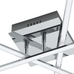 EGLO Lasana 1 - Wand/Plafondlamp - 1 Lichts - Chroom - Wit -Eglo 1000072155 0102