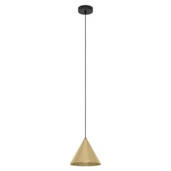 Eglo 15 EGLO Narices Hanglamp - E27 - Ø 22 cm - Zwart/Goud