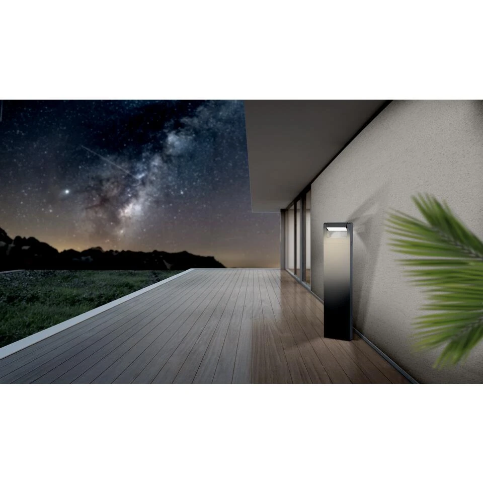 EGLO Brianza Staande Lamp Buiten - LED - 80 Cm - Antraciet 4 EGLO Brianza Staande Lamp Buiten - LED - 80 Cm - Antraciet - Afbeelding 4