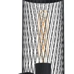 EGLO Redcliffe Plafond- en Wandlamp - E27 - 14,5 cm - Zwart -Eglo 1000076758 0102