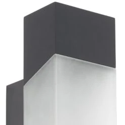 EGLO Gorzano Wandlamp Voor buiten -  SMD LED Module - IP44 - Antraciet -Eglo 1000076814 0102