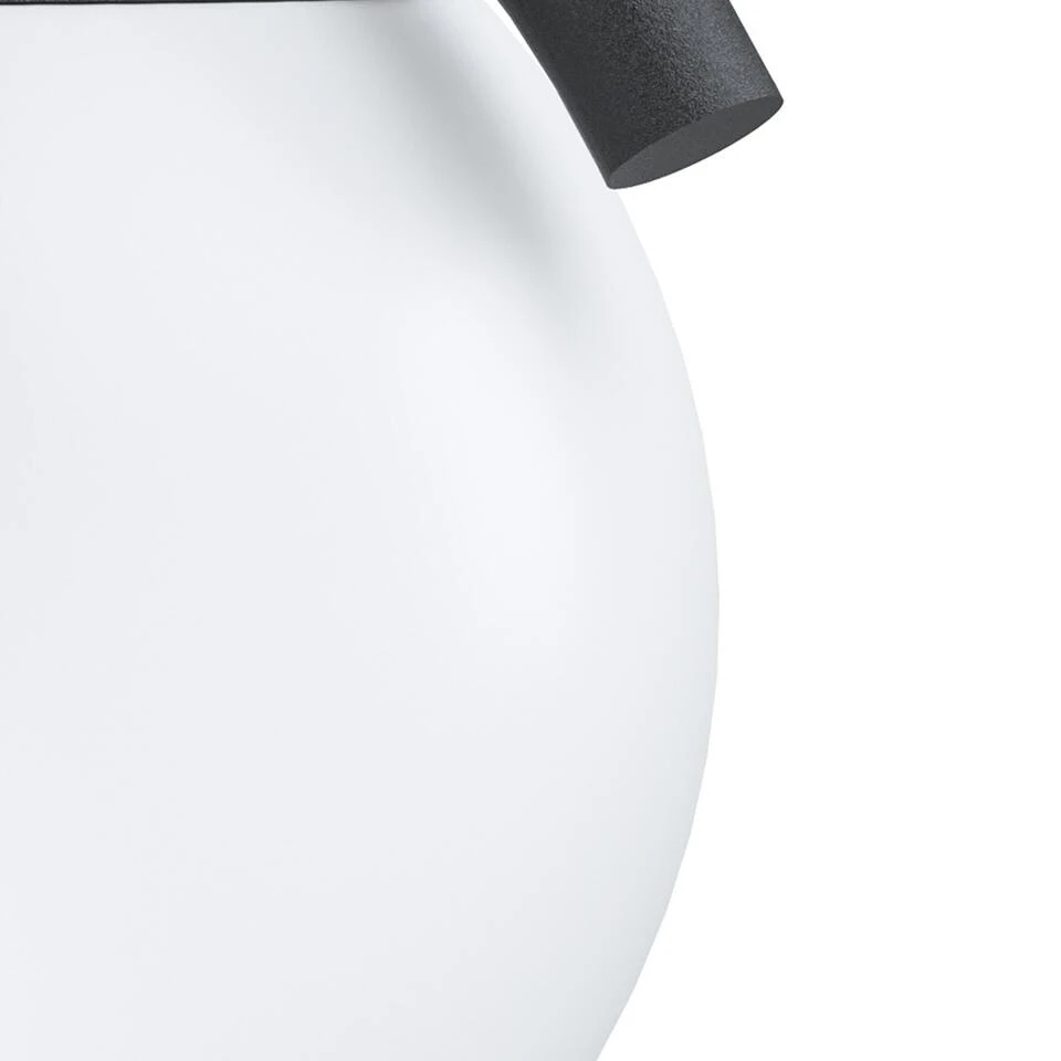 EGLO Prata Vecchia Wandlamp Buiten - E27 - 26 Cm - Zwart/Wit 2 EGLO Prata Vecchia Wandlamp Buiten - E27 - 26 Cm - Zwart/Wit - Afbeelding 2