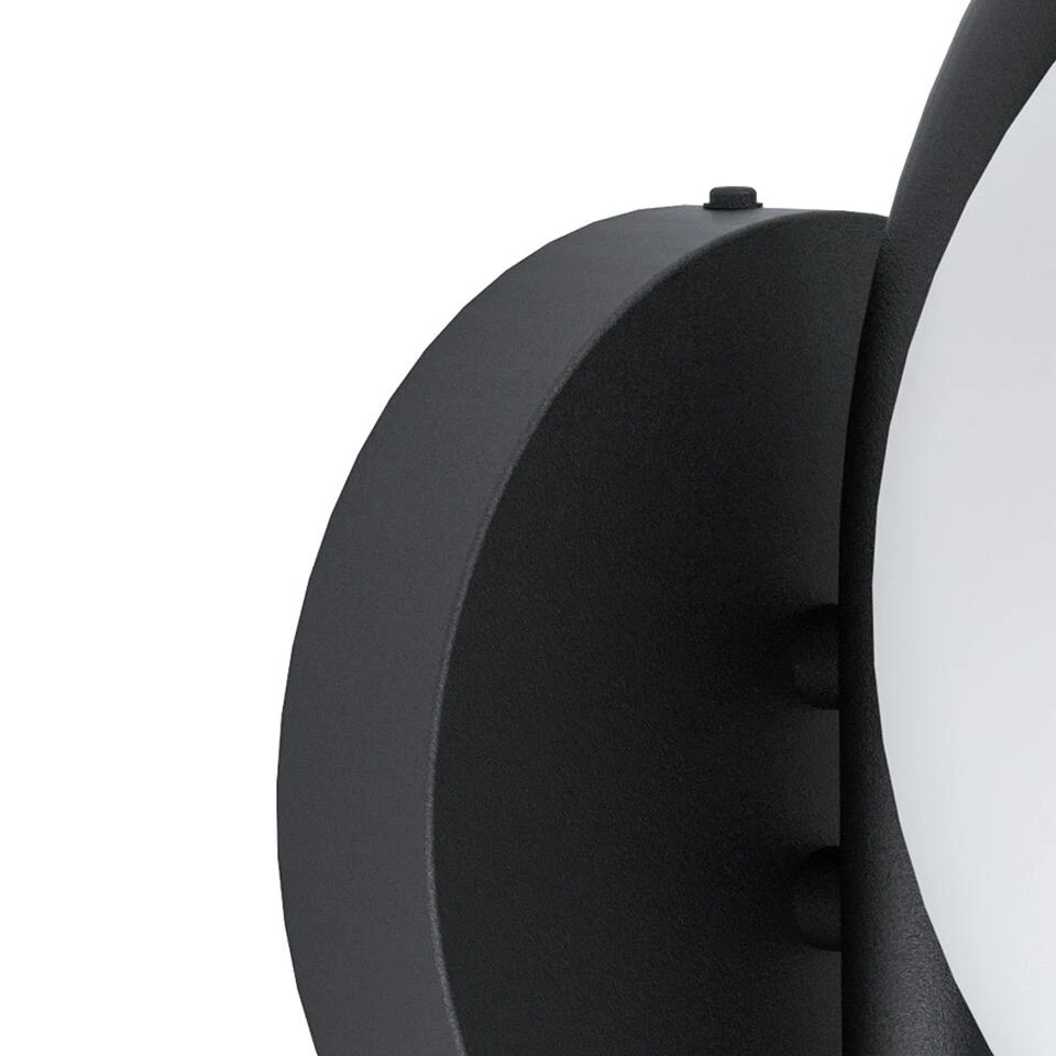 EGLO Prata Vecchia Wandlamp Buiten - E27 - 26 Cm - Zwart/Wit 3 EGLO Prata Vecchia Wandlamp Buiten - E27 - 26 Cm - Zwart/Wit - Afbeelding 3