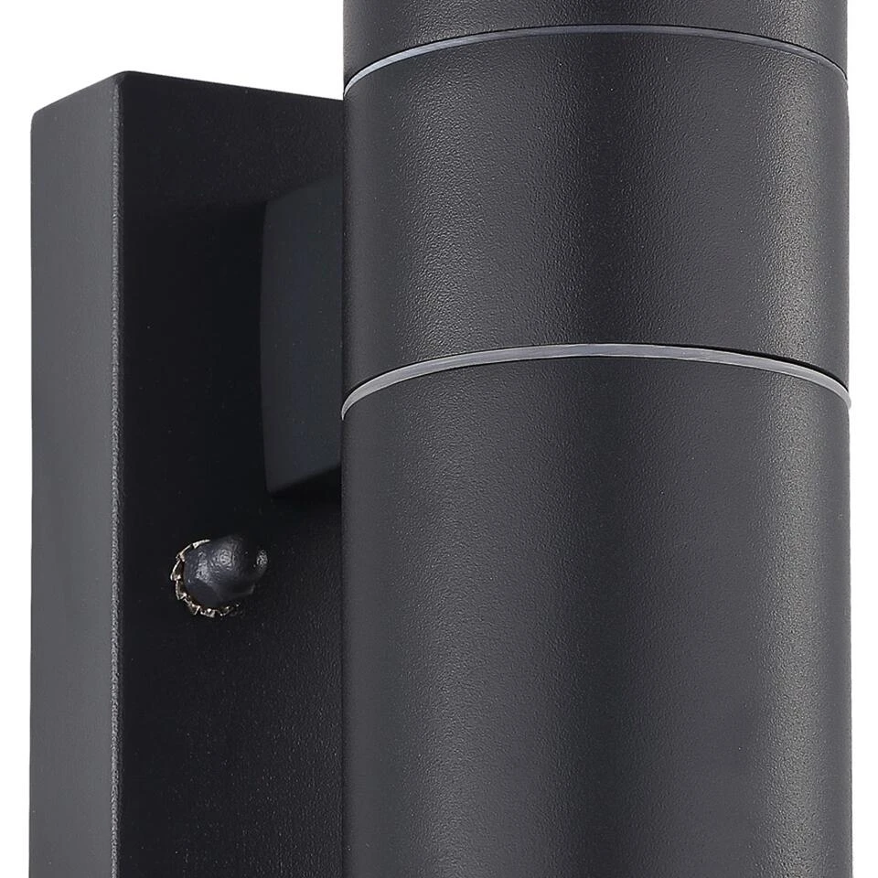 EGLO Riga 5 Wandlamp Buiten - GU10 - 21,5 cm - Sensor - Antraciet 2 EGLO Riga 5 Wandlamp Buiten - GU10 - 21,5 cm - Sensor - Antraciet - Afbeelding 2