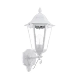 Eglo - Buiten-Wandlamp Opwaarts Wit Navedo