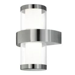 EGLO Topline Beverly 1 - Buitenverlichting - Wandlamp - RVS - Wit